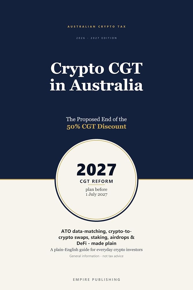 Crypto CGT in Australia cover